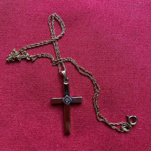 A&Z Hayward I Cross Necklace I 1/10 14K GF - Picture 6 of 15